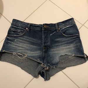 Free people jean shorts